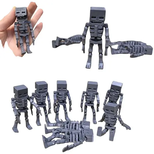 3D Іграшка Скелетон, 10 см, рухливий