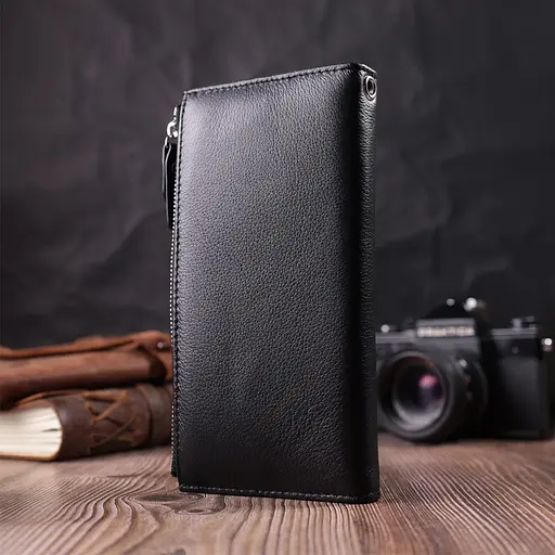 Кожаный женский кошелек ST Leather 9.5х19х2.5 см acs0028466 - фото 8