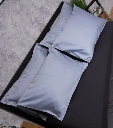 Набор наволочек Moon&Star Satin Premium Skyline Gray 60х60 см 2 шт - фото 3