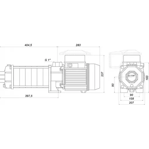 Поверхностный насос Saer OP-32/10 - фото 5