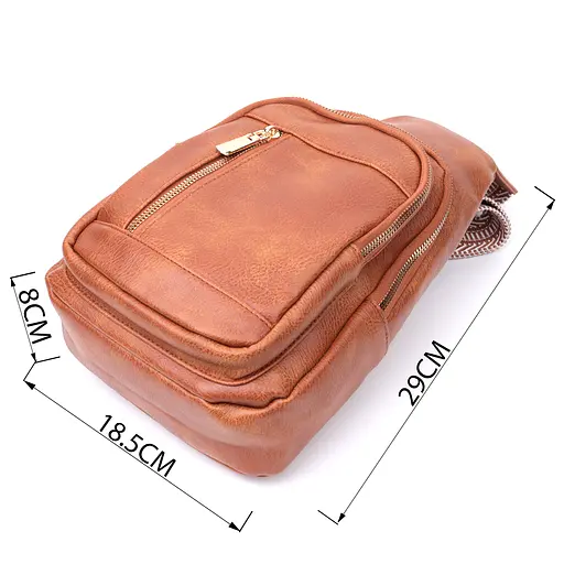 Слинг сумка для женщин Vintage из экокожи 18.5х29х8 см sum0026961 - фото 3