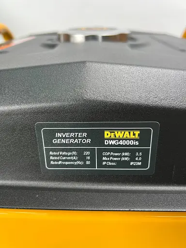 Інверторний Генератор бензиновий DeWalt DWG4000is 4.0 кВт відкритого типу - фото 8
