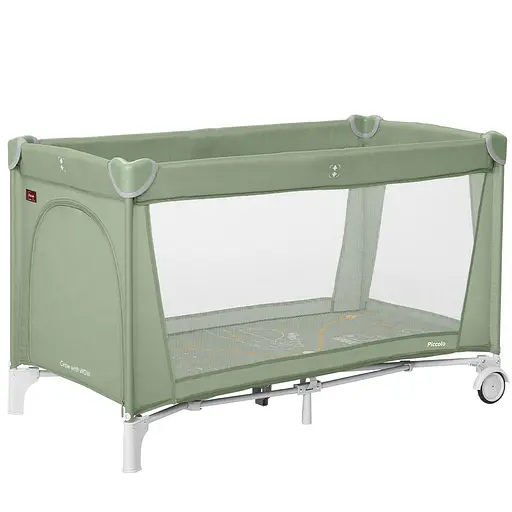 Детский манеж Carrello Piccolo+ CRL-18102 Mint Green с двухуровневым дном