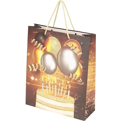 Пакет подарунковий 843M Коричневий - фото 1