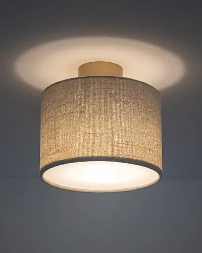 Люстра Nowodvorski 11650 Santana S E27 1x15W IP20 бежева - фото 2