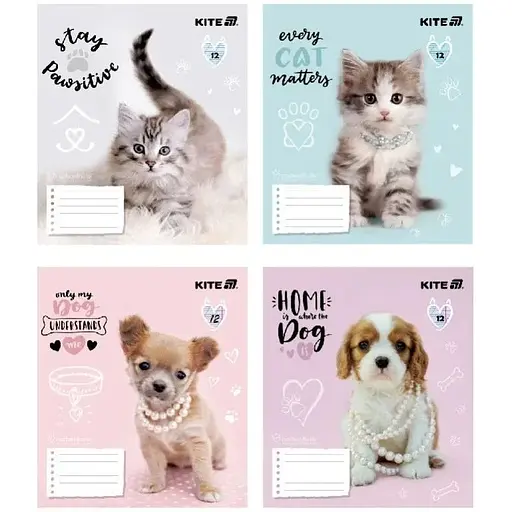 Зошит учнівський "Rachael Hale" Kite R25-235 12 аркушів 1 шт. в асортименті - фото 1