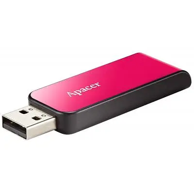 Flash Drive Apacer AH334 32GB (AP32GAH334P-1) Pink - фото 3