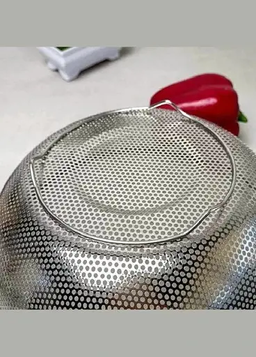 Друшляк сито Edenberg 19 см із двома ручками EB-18227 - фото 4