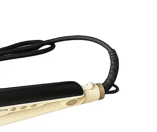 Випрямляч для волосся LumaBella LB-65007 з керамічними пластинами та регулюванням температури Білий - фото 3