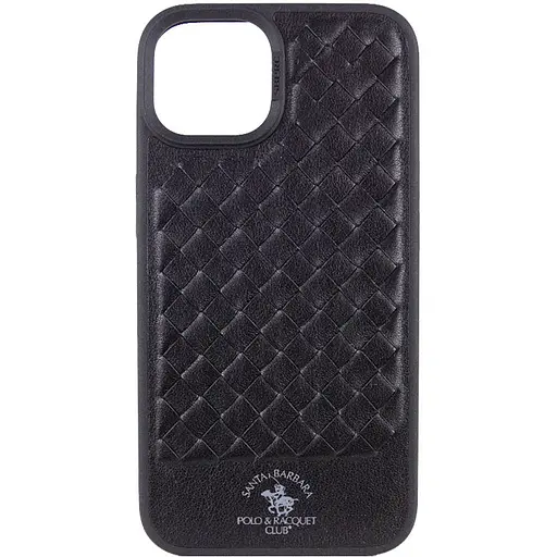 Чохол Polo шкіряний Santa Barbara для Apple iPhone 15 Plus 6.7 Black