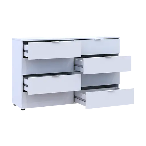 Комод Doros Рон 8 Белый 8 Ящик 130х38х81 (41516172) - фото 6