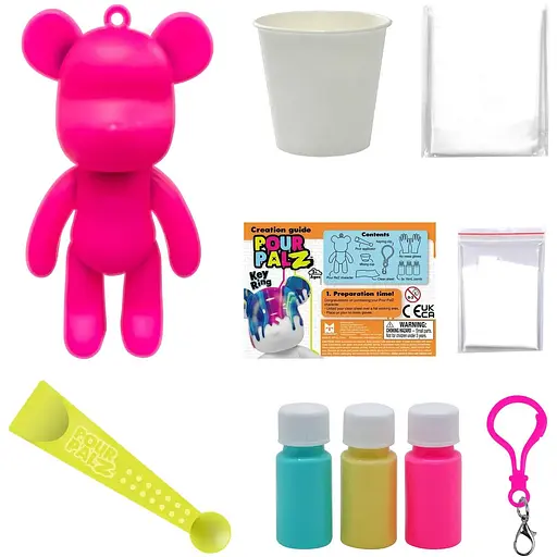 Набір для творчості ToyMonster Флюїд Арт Брелок Ведмедик S3 (GS-G88822) - фото 9