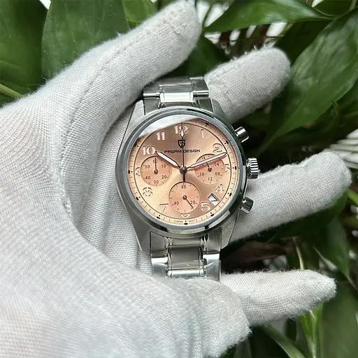 Наручний годинник жіночий PD-1773 Silver-Pink Pagani Design acs0031203 - фото 5