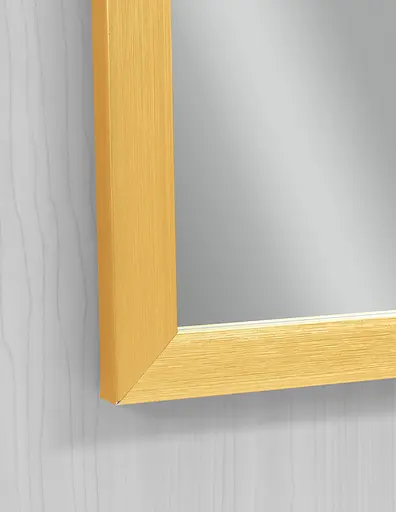 Дзеркало Zerix Fonte MRZ09-60x85-Reverse Gold прямокутне в золотій рамі ZX6211 - фото 7