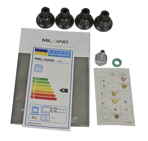 Плита газова Milano ML55 G1 /07+біла - фото 8