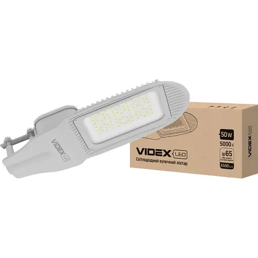 Світлодіодний ліхтар Videx 50W 5000K сірий (VL-SL06-505) - фото 2