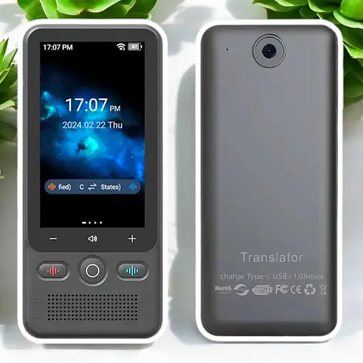 Голосовой переводчик AI Translator T18 Wi-Fi Bluetooth (138 языков) 1400 мАч - фото 6