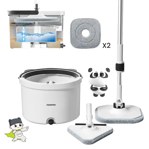 Швабра с ведром CoolMop Panda CW003 - фото 4