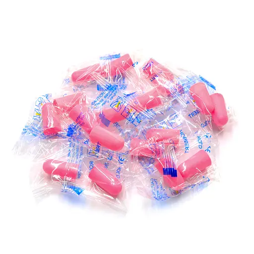 Пінні беруші для сну 10 пар HASPRO MULTI10 SNR 38 дБ Рожеві (1121-02) - фото 4