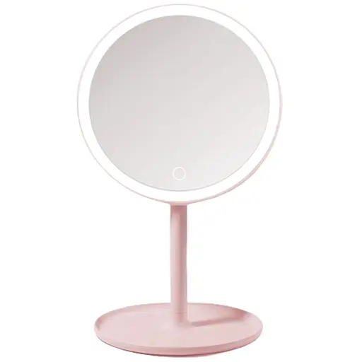 Дзеркало для макіяжу DOCO Pro LED Makeup Mirror Pink (M002) [66274]