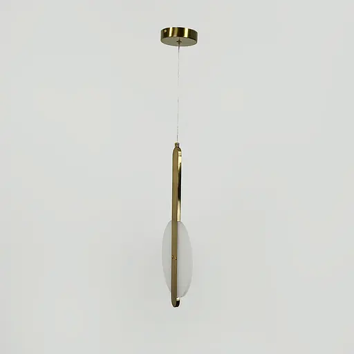 Современный минималистичный подвес в латунном корпусе 42х20 см | Line F | Арт. AA229 AB - фото 2