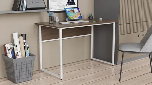 Компьютерный стол Ferrum-decor Коди 75x120x70 белый ДСП Дуб Сонома Труфель 16мм (FRD-101223) - фото 3