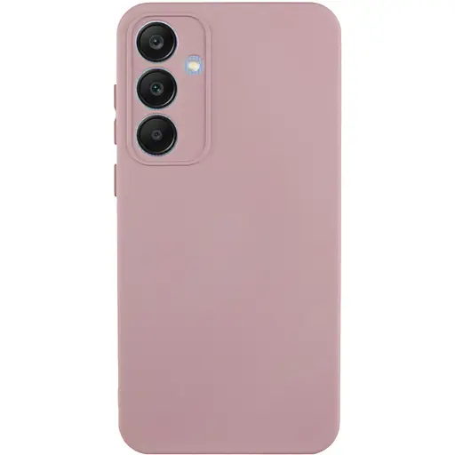 Чехол Lakshmi Silicone Cover Full Camera AA для Samsung Galaxy S24+ Розовый/Pink Sand