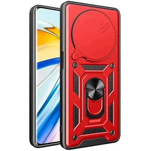 Чохол Ummi Camshield Serge Ring для Xiaomi Redmi Note 14 Pro+ Червоний