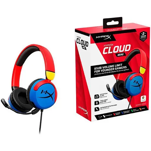 Наушники игровые HyperX Cloud Mini Wired Multi-Color 7G8F3AA (126462) - фото 7