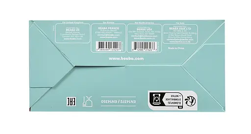 Набір Beaba 4+ тарілка миска стакан ложка рожевий/кремовий (913604) - фото 9