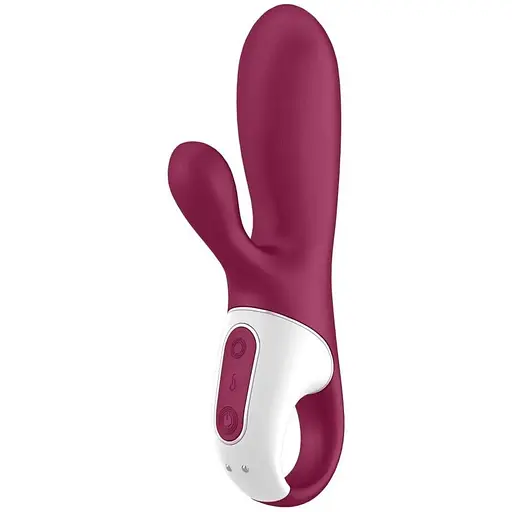 Вібратор-кролик Satisfyer Hot Bunny 17.5 см бордовий