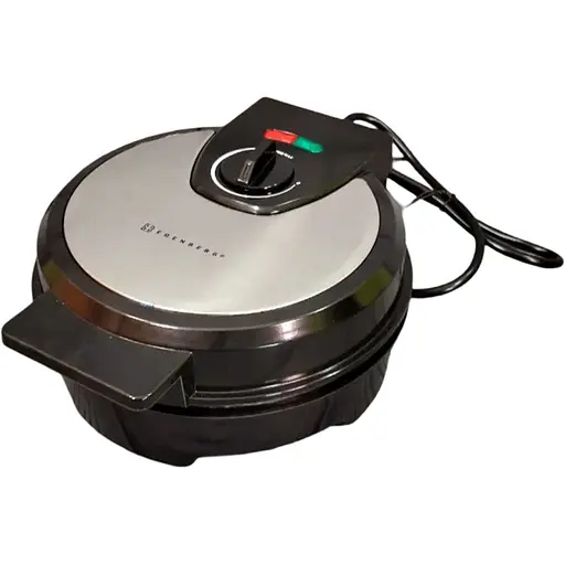 Вафельниця для тонких вафель Edenberg EB-64409 1500 Вт з антипригарним покриттям Чорний - фото 1