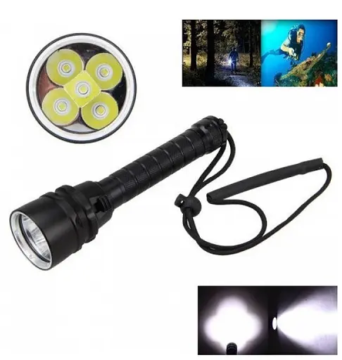 Фонарь подводный Police 8799 T6 Фонарик для дайвинга - фото 2