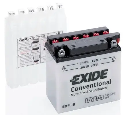 Аккумулятор мото 8Ah EB7L-B Exide Conventional - фото 2