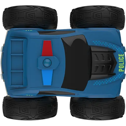 Машинка іграшкова Revolt Rescue Racers на радіокеруванні двостороння сіро-синя (TG1009BLUE) - фото 4
