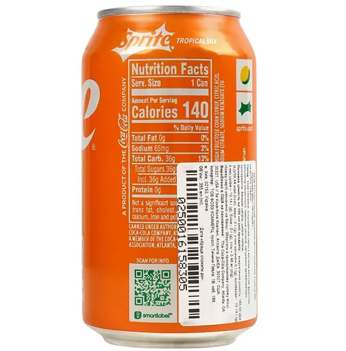Напій Sprite Tropical Mix газований 0.355 л - фото 4