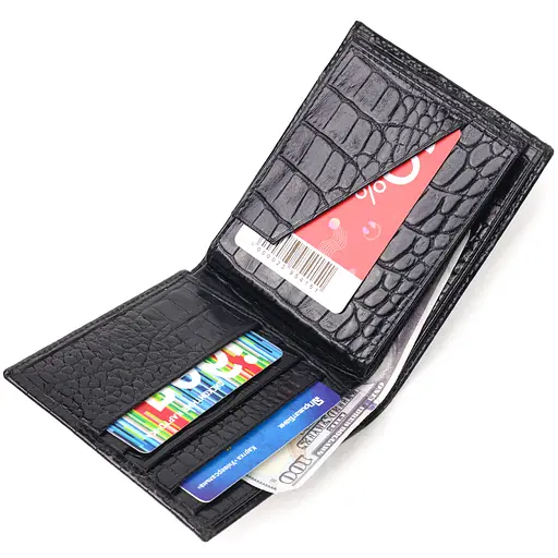 Мужской кожаный кошелек Canpellini 11.5х9.8х1 см acs0025035 - фото 5