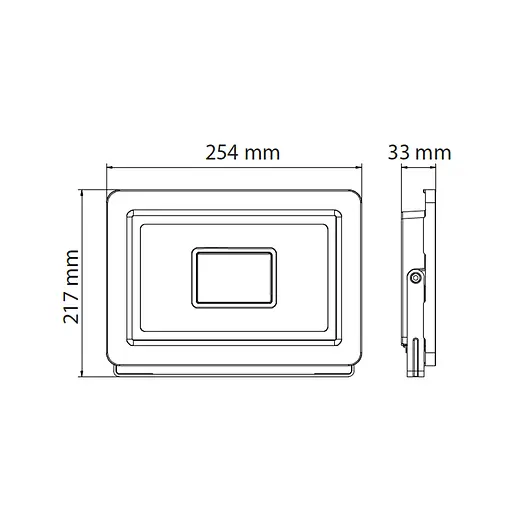 Прожектор світлодіодний "PARDUS-100" 100W 6400K чорний - фото 3