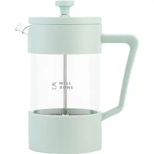 Френч-прес Well Done бірюзовий 600 мл (WD-8056A) - фото 1