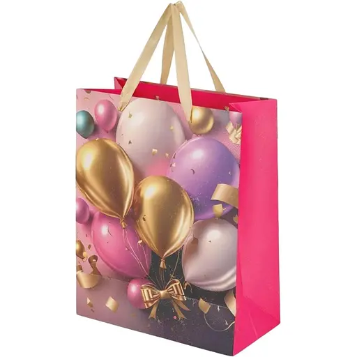 Пакет подарунковий Large Air balloons 760400ML Фіолетовий - фото 1