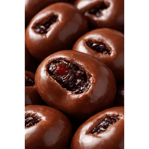 Драже вишня Healthy Choice в чорному шоколаді 50 г - фото 3