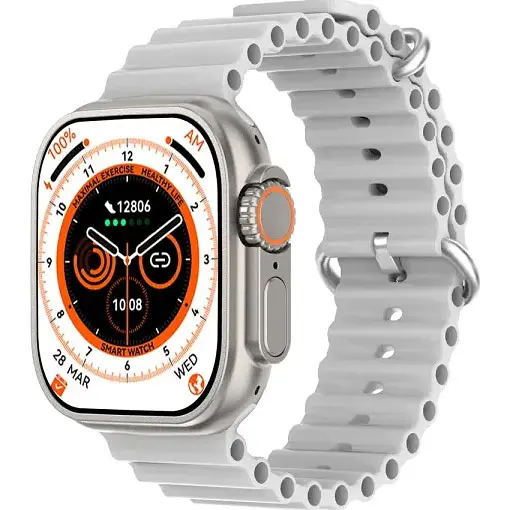 Смарт-годинник SmartX8 Ultra з функцією дзвінка білий (SWS8UW) - фото 1