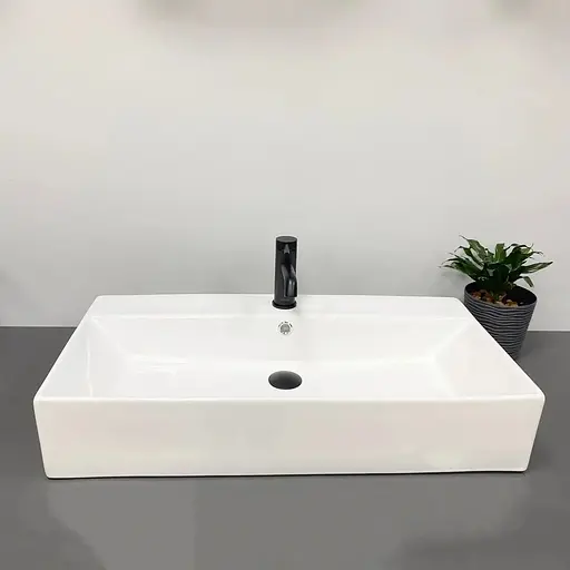 Умивальник VBI Padua 80 white накладний підвісний VBI-012204, Білий - фото 1