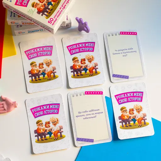 Психологічна гра для занять з дітьми Розкажи мені свою історію 10156034, 50 карток - фото 6