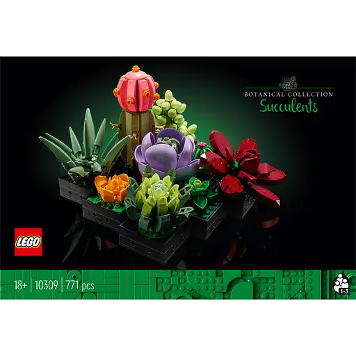 Конструктор LEGO Botanicals Суккуленты 771 деталь (10309)