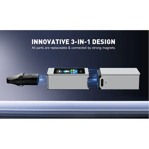 Под-система Kumiho THOTH Q Pro Pod 1300mAh 2ml електронна сигарета Kit Silver (19035) - фото 6