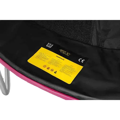 Батут с внутренней сеткой 4FIZJO Premium 10FT 312 см 4FJ0604 Black/Pink (P-5907739314604) - фото 2