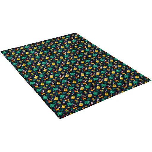 Плед LeLit Новорічний 150x200 см велсофт синій (le2000000324210) - фото 2