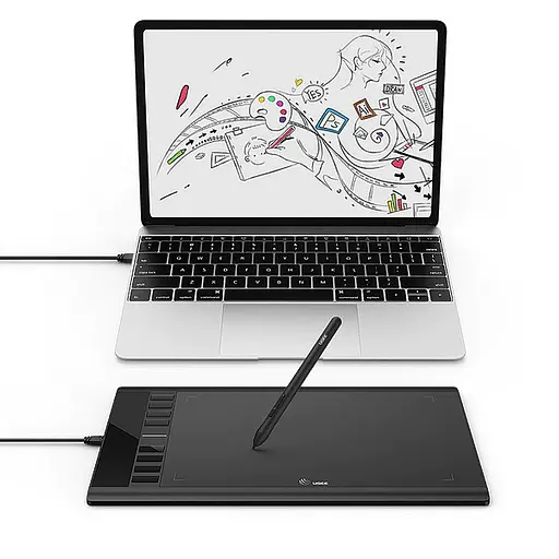 Графічний планшет Ugee M708 (ZYM708) - фото 6