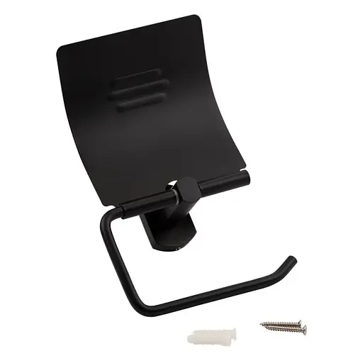 Держатель для туалетной бумаги Qtap Liberty BLM 1151 Черный матовый - фото 4
